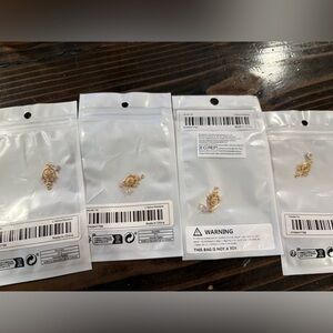 Gold Tone Jewelry Charms